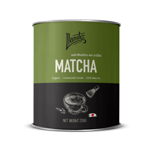 Llamito: Matcha Powder 100%Organic Ceremonial Grade Size 250g