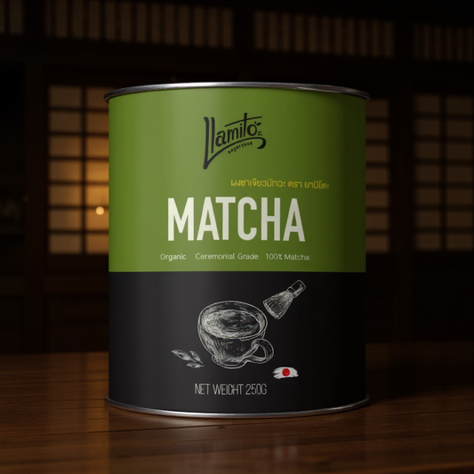 Llamito: Matcha Powder 100%Organic Ceremonial Grade Size 250g