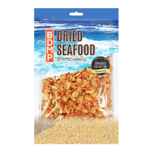 BDMP Dried Peeled Shrimp (Size M) 100g (1 Pack) | BDMP กุ้งแห้ง กุ้งแกะแห้ง ขนาด M น้ำหนัก 100 กรัม 1 แพ็ค