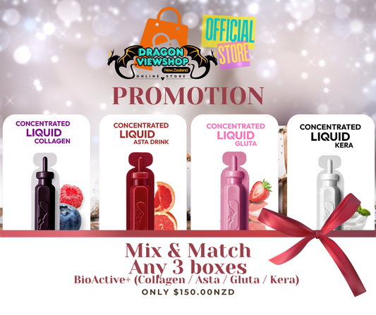 Available - BioActive+ Mix & Match Any 3 boxes (Collagen / Asta / Gluta / Kera)