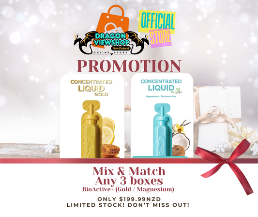 Available - BioActive+ Mix & Match Any 3 boxes (Gold / Magnesium)