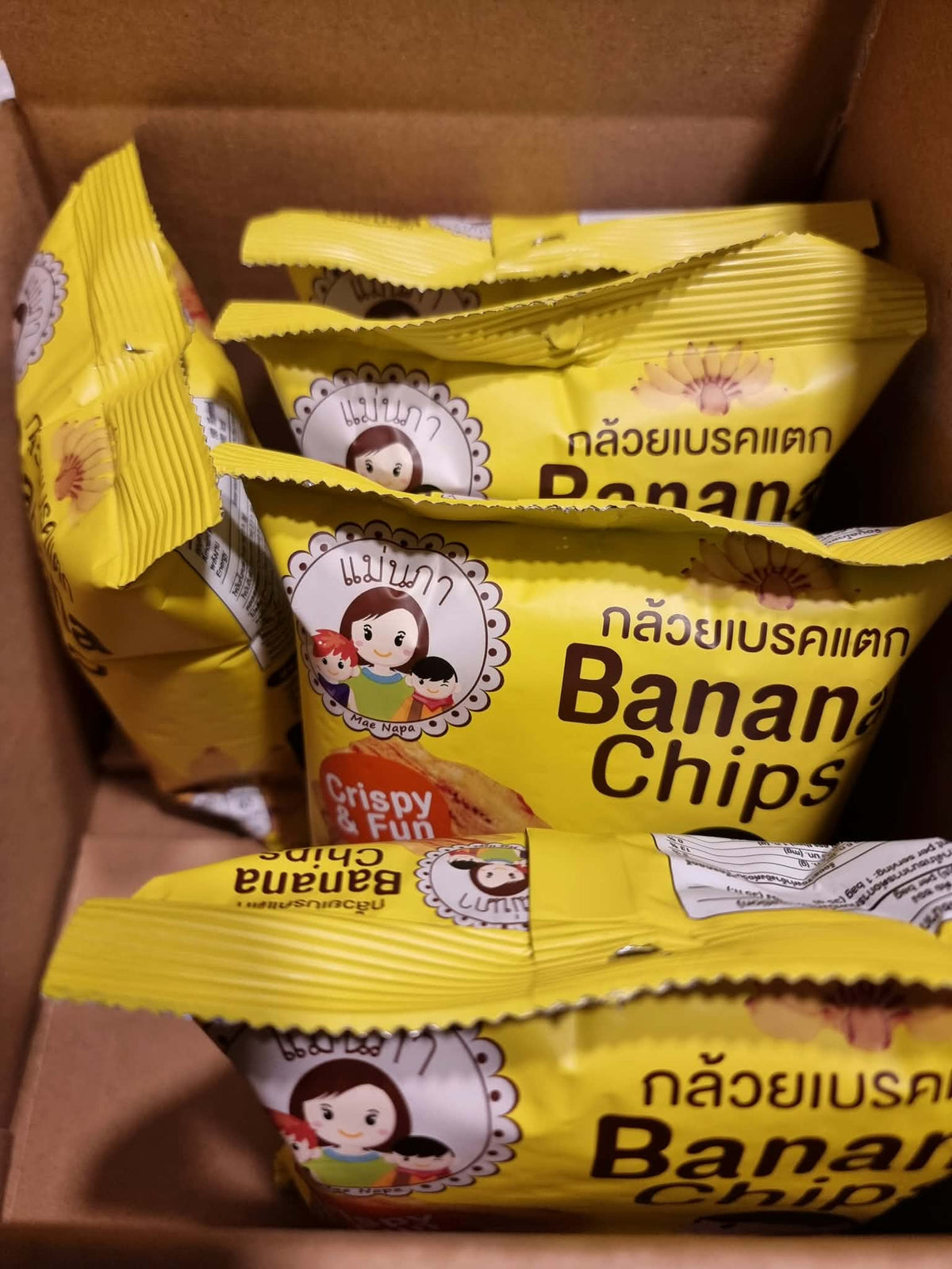 MAE NAPA Banana Chips 35g / แม่นภา กล้วยเบรคแตก 35กรัม